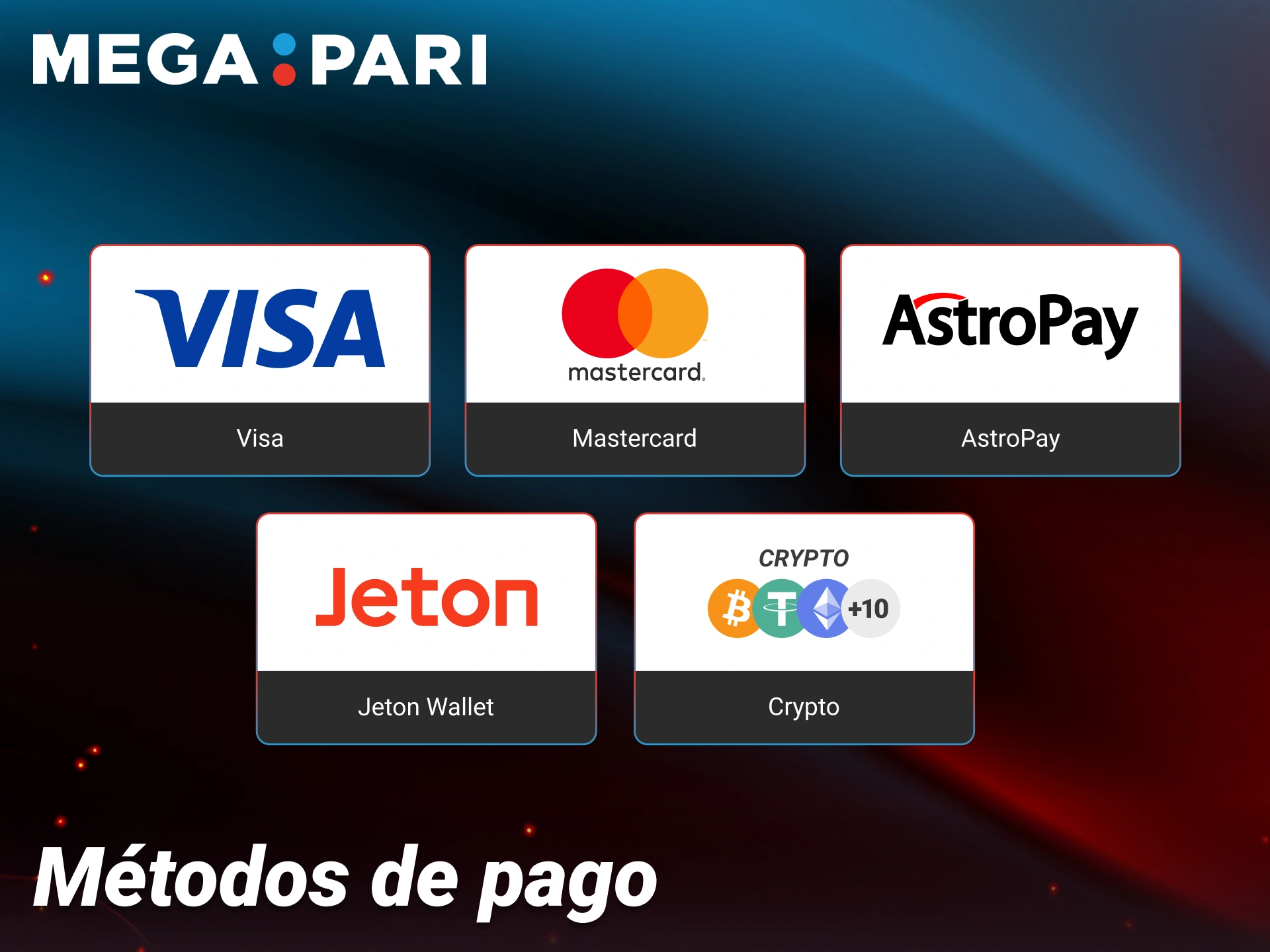 Realiza depósitos y retiros seguros usando métodos locales en Megapari.